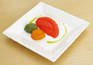 アサヒ ソフト食シリコン型 トマト型 AST-Y イエロー